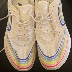 APL Streamline Pristine Tan Multi Rainbow Sneakers Size Womens 8